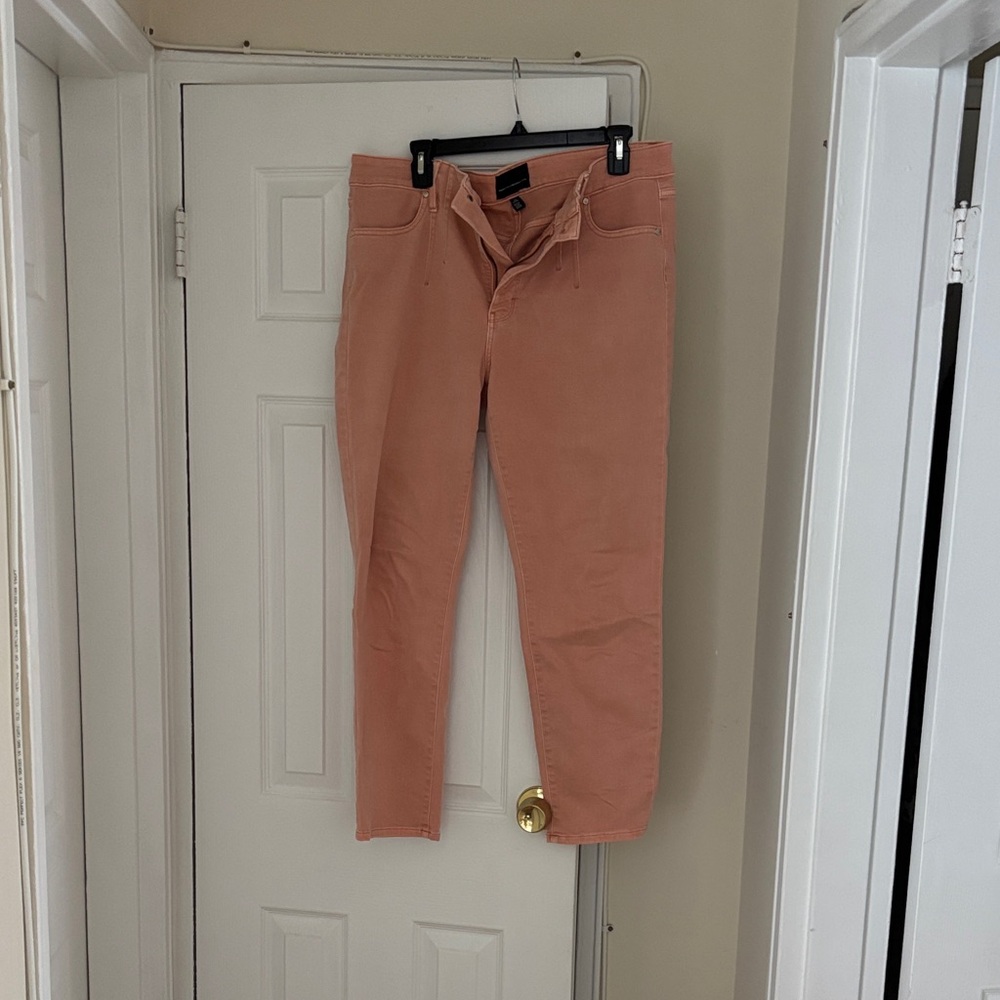 White House Black Market Coral Ankle Jeans